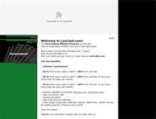 Tablet Screenshot of luvcash.com